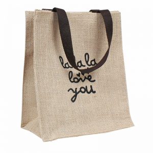 Džiuto audinio (eko) pirkinių krepšys