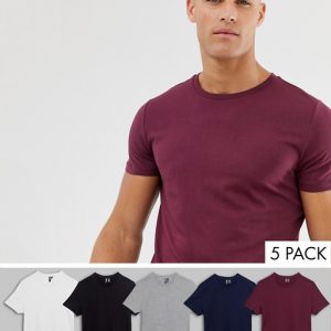 Asos T-Shirt marškinėliai (5 vnt.)